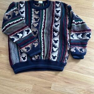 Vintage Mickey Mouse 90s Men's Coogi style sweater